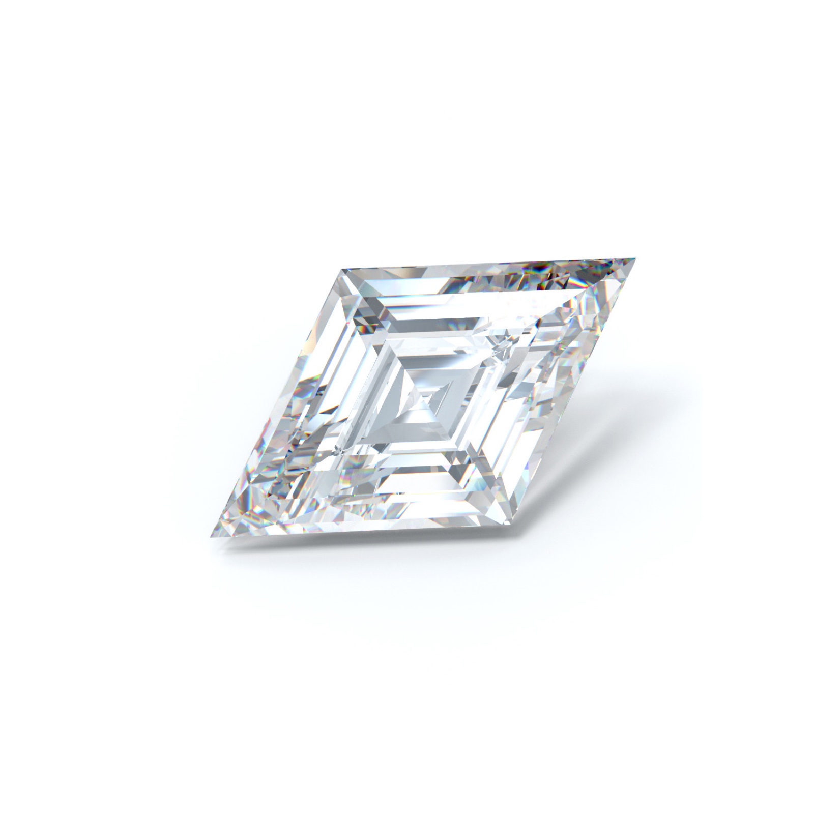 Lozenge cut – the stone behind the mark.